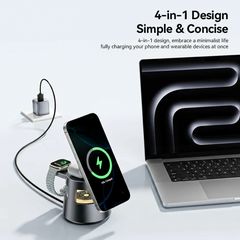 4 in 1 Magnetic Wireless Charger Stand For Apple