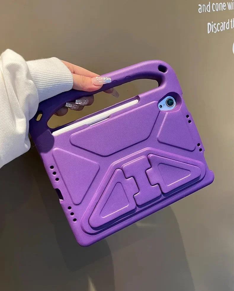 Purple Stand Shockproof Tablet Case for IPad Series by Snagg An iPad Case