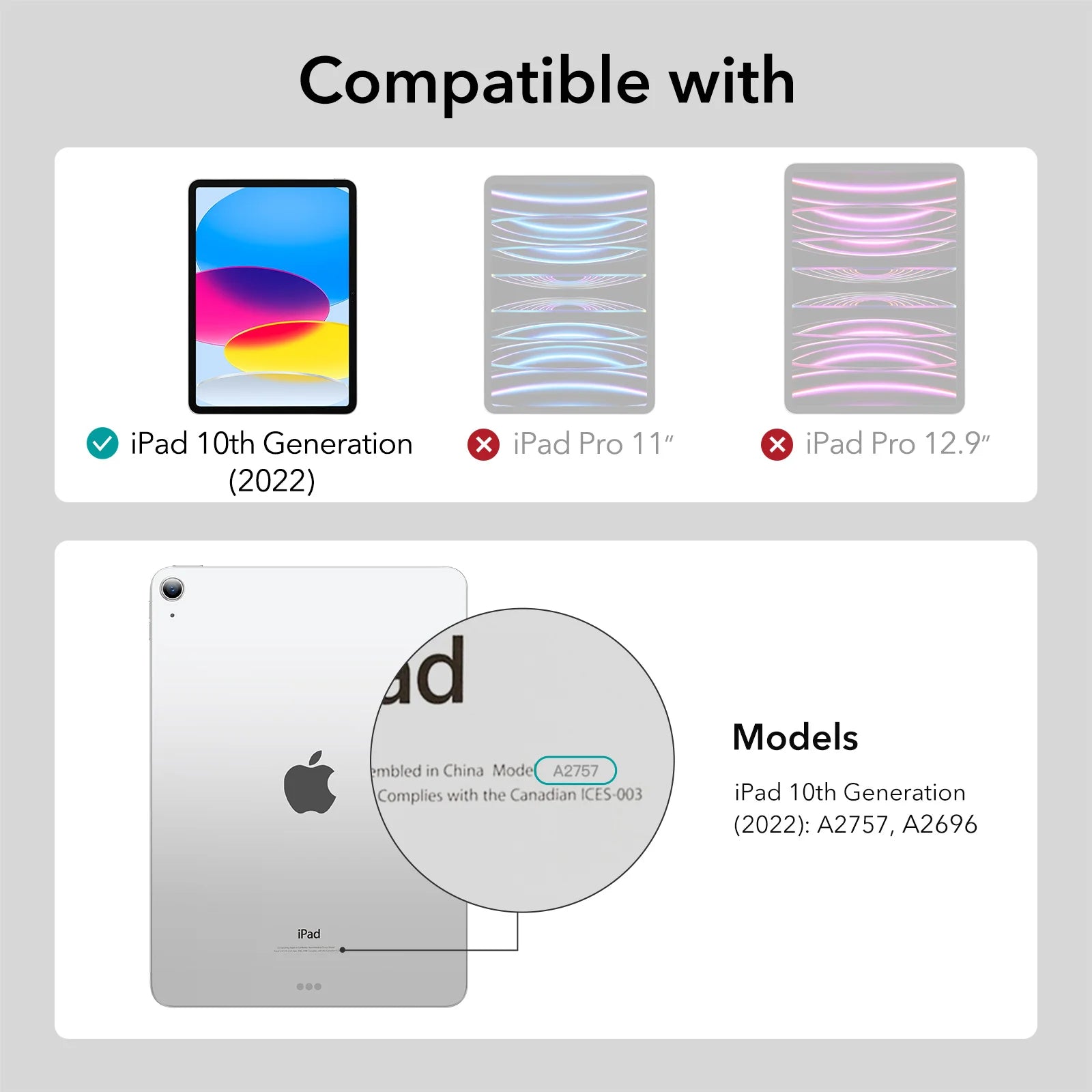 2Pack Screen Protector Tempered-Glass Film with Frame for iPad 11/10(2025/2022) iPad Air 13/11 (2025) Mini 7/6 Air 5/4 by Snagg A Screen Protector