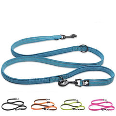 Multi-Function Reflective Dog Leash by Snagg A Leash