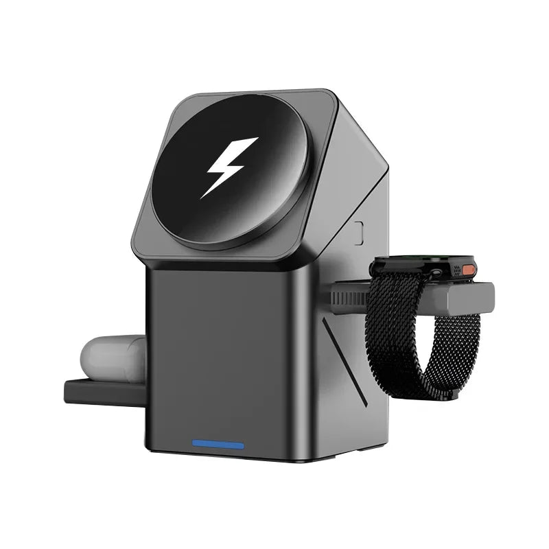 3 in 1 Wireless Charger Rotating Magnetic for Apple by Snagg A Charging Station