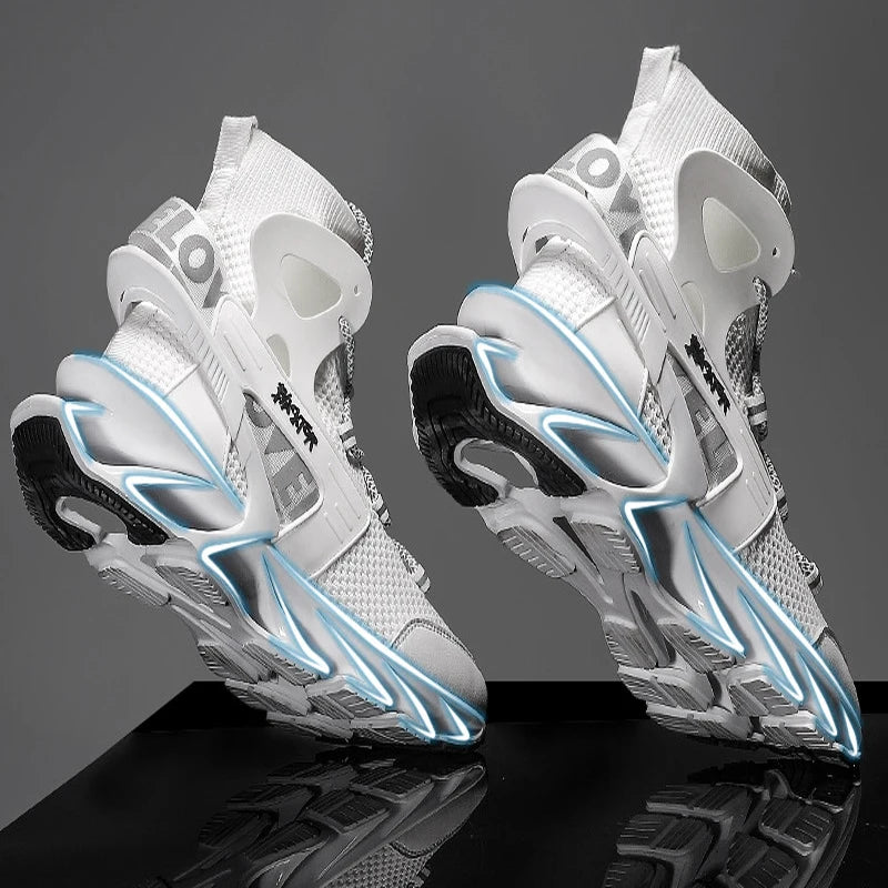 Men’s Air Mesh Sneakers – Casual Trainers with Anti-Odor Comfort by Snagg A Shoes