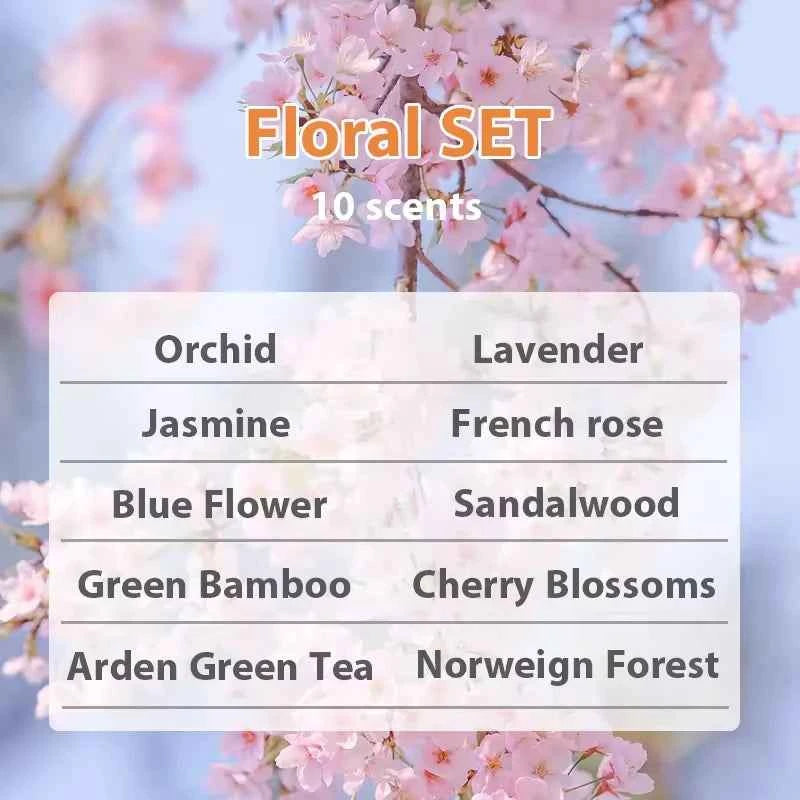 10 Piece Hotel Signature Series – Water-Based Botanical Extracts for High Velocity Environmental Scenting