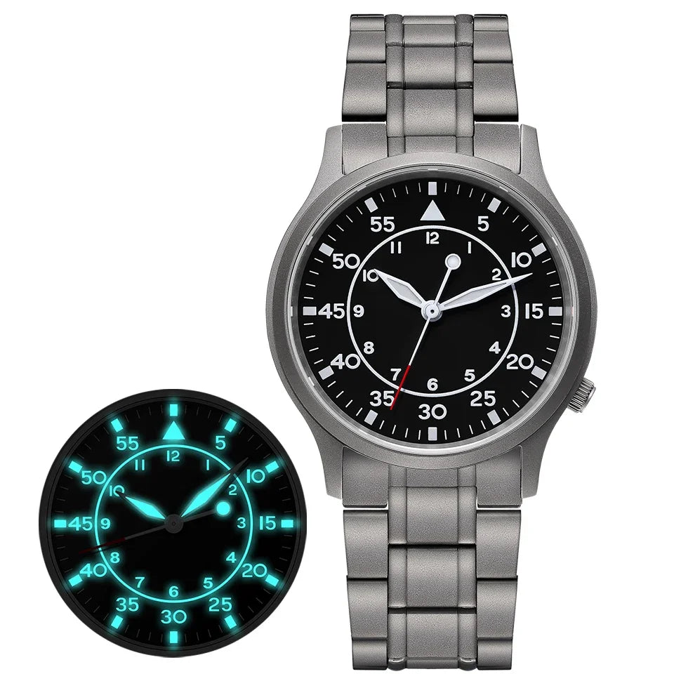 Titanium Quartz Watch – Ultra-Thin Precision