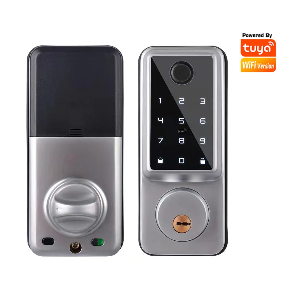 Waterproof Smart Deadbolt Lock – Biometric Fingerprint & Keypad Entry by Snagg A Smart Door Lock