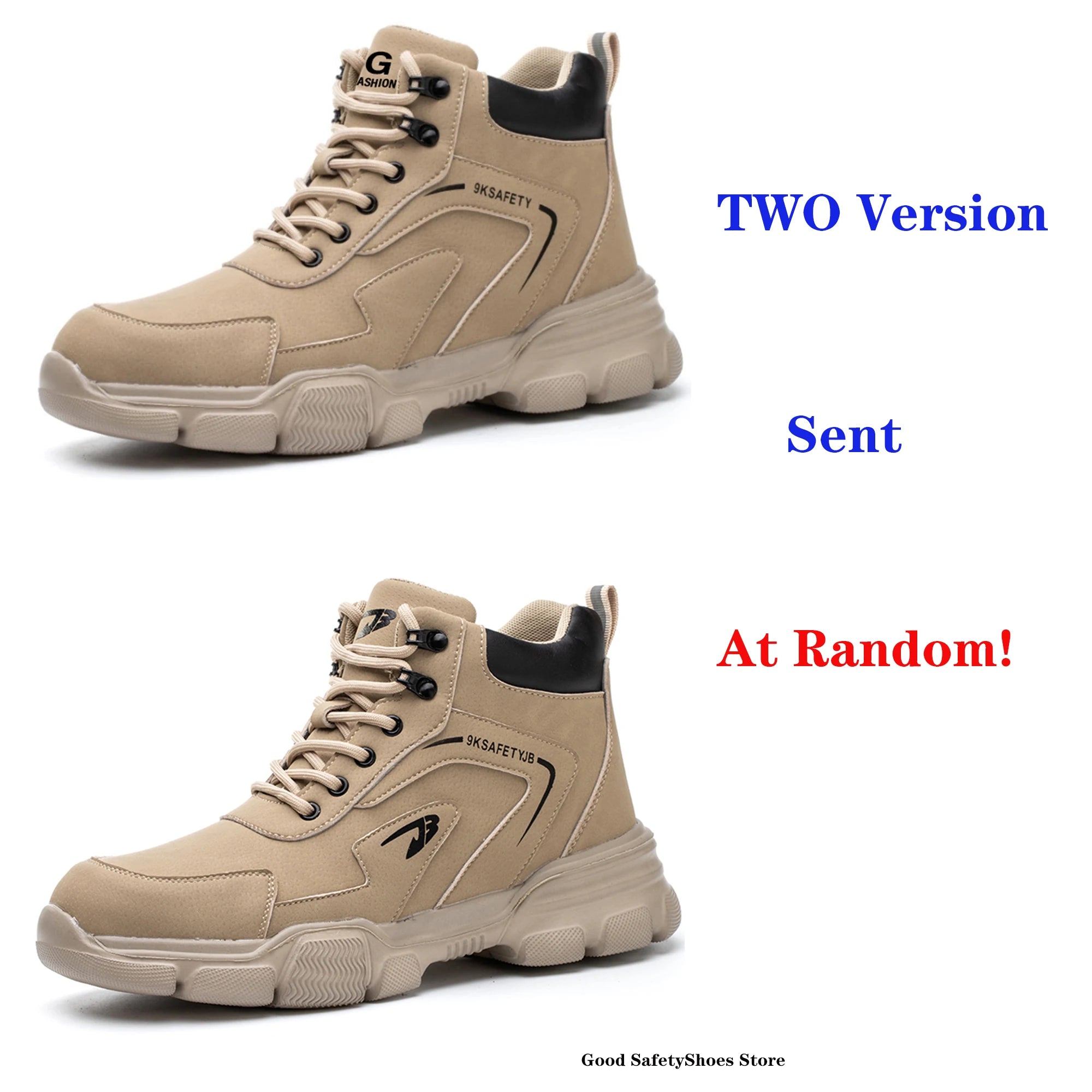 Men’s Steel Toe Safety Work Boots by Snagg A Shoes