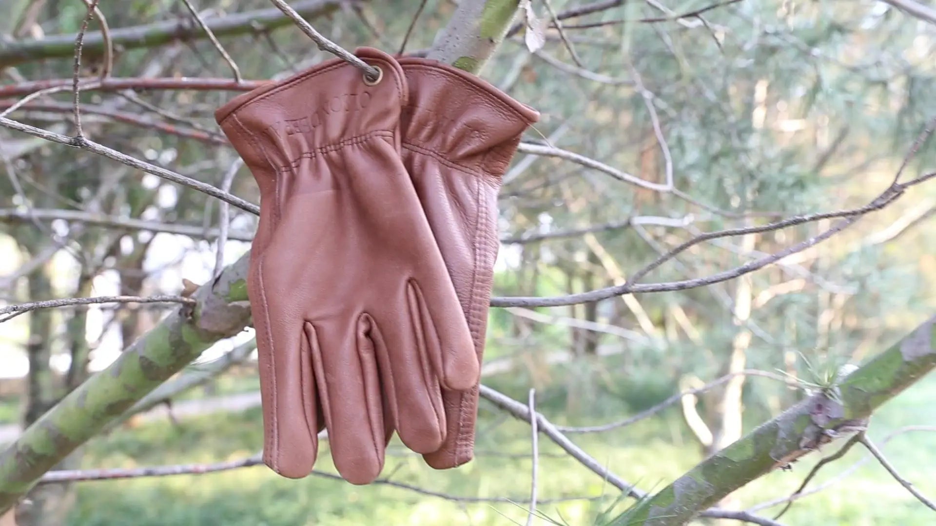 Brown Leather Work Gloves for by Snagg A Gloves