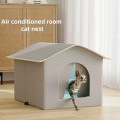 All-Season Cooling & Warming Cat House - SnaggIt