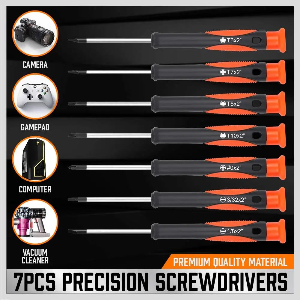 124-Piece Magnetic Screwdriver & Tool Set