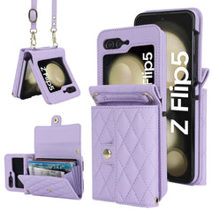 Crossbody Leather Wallet Case – for Samsung Galaxy Z Flip Series
