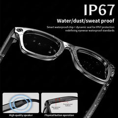 W610 AI Smart Glasses – 8MP HD Camera with 100+ Language Translation
