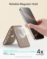 MagSafe Compatible Vegan Leather Wallet with Adjustable Stand by Snagg A MagSafe Wallet