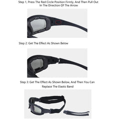 Polarized Windproof & Dustproof Safety Glasses by Snagg A Safety Glasses