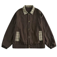 Oversized Patchwork Plaid Jacket by Snagg A Jacket