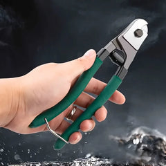 8” Wire Cutter with Bent Rubber Grip