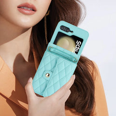 Crossbody Leather Wallet Case – for Samsung Galaxy Z Flip Series