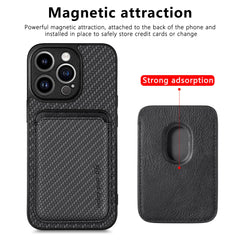 Carbon Fiber Style PU Leather MagSafe Case for iPhone 17 Air / Series (LM2) by Snagg A Phone Case