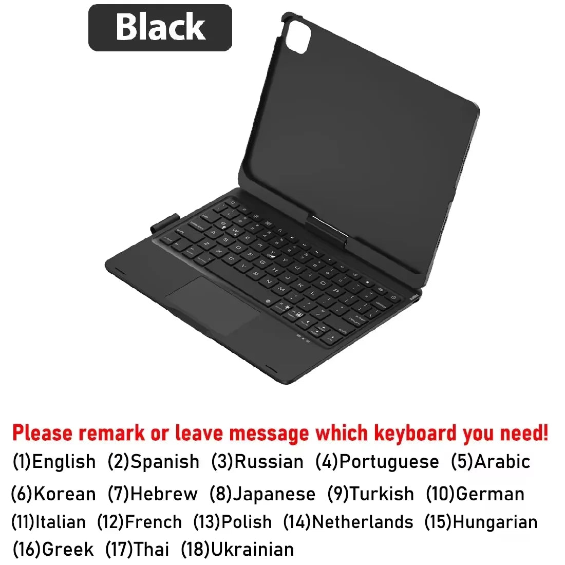 Magic Keyboard Case For iPad Air 11 13 2024 Pro 11 12.9 iPad 10.2 7/8/9th 10th Generation iPad Air 4 5 6 by Snagg A Wireless Keyboard