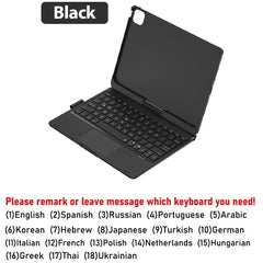 Magic Keyboard Case For iPad Air 11 13 2024 Pro 11 12.9 iPad 10.2 7/8/9th 10th Generation iPad Air 4 5 6 by Snagg A Wireless Keyboard