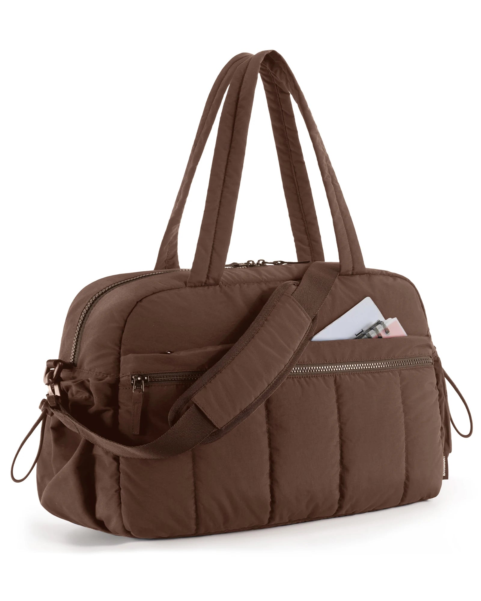 Women's Lightweight Weekender Duffel Bag – Water-Resistant Travel & Gym Carry-On with Wet Pocket (24L+)