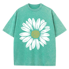 Sunflower Print Womans Streetwear T-Shirt