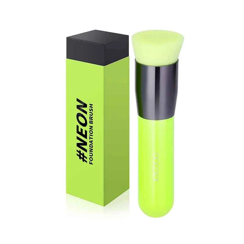 Professional Neon Green Master Series – High-Visibility Precision Makeup Brush Collection