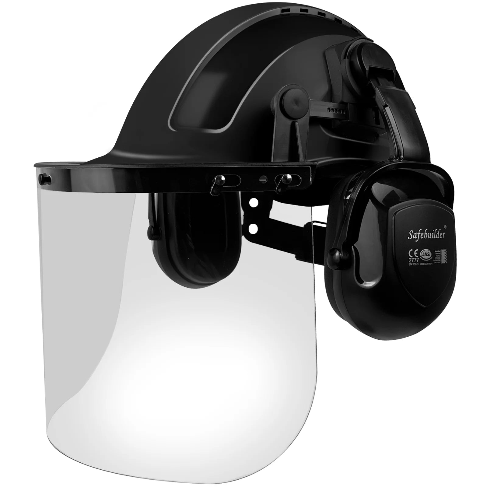 Forestry Safety Helmet With Face Shield & Ear Muffs by Snagg A Safety Helmet