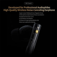 Bluetooth 5.3 TWS Earbuds – HiFi In-Ear Earphones with 6-Mic Active Noise Cancelling by Snagg An EarBud