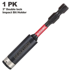 3" Magnetic Screwdriver Bit Holder – S2 Alloy Steel Hex Shank Extension for Impact & Power Drills