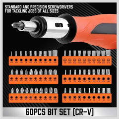 124-Piece Magnetic Screwdriver & Tool Set