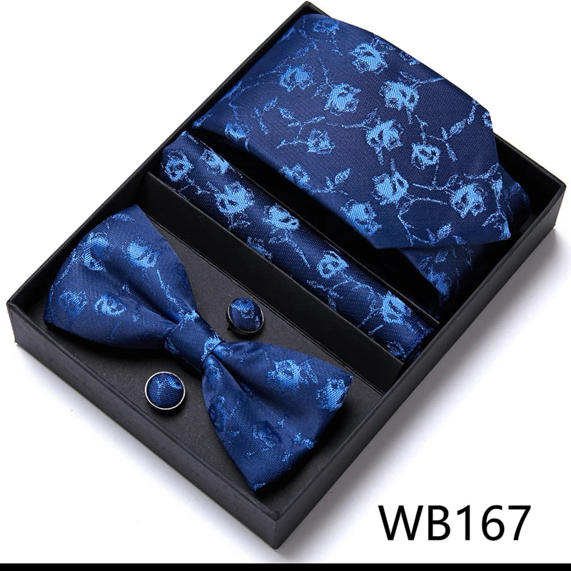 Men’s Luxury Tie & Bow Set - WB167 - Others In Fashion