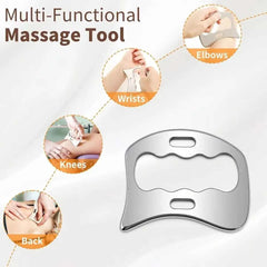 Professional Stainless Steel Gua Sha Tool – Deep Tissue Muscle Scraper & Facial Therapy Tool