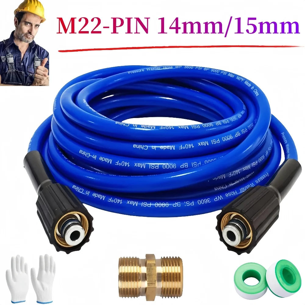 High Pressure Washer Extension Hose by Snagg A Garden Hose