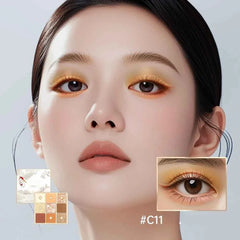 Eternal Love 9 Color Signature Palette – Professional Matte & Shimmer Eyeshadow for High Pigment Artistry