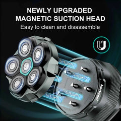 6D Magnetic Replacement Head – Precision Stainless Steel Floating Blades for S15 & FK-8750 Series