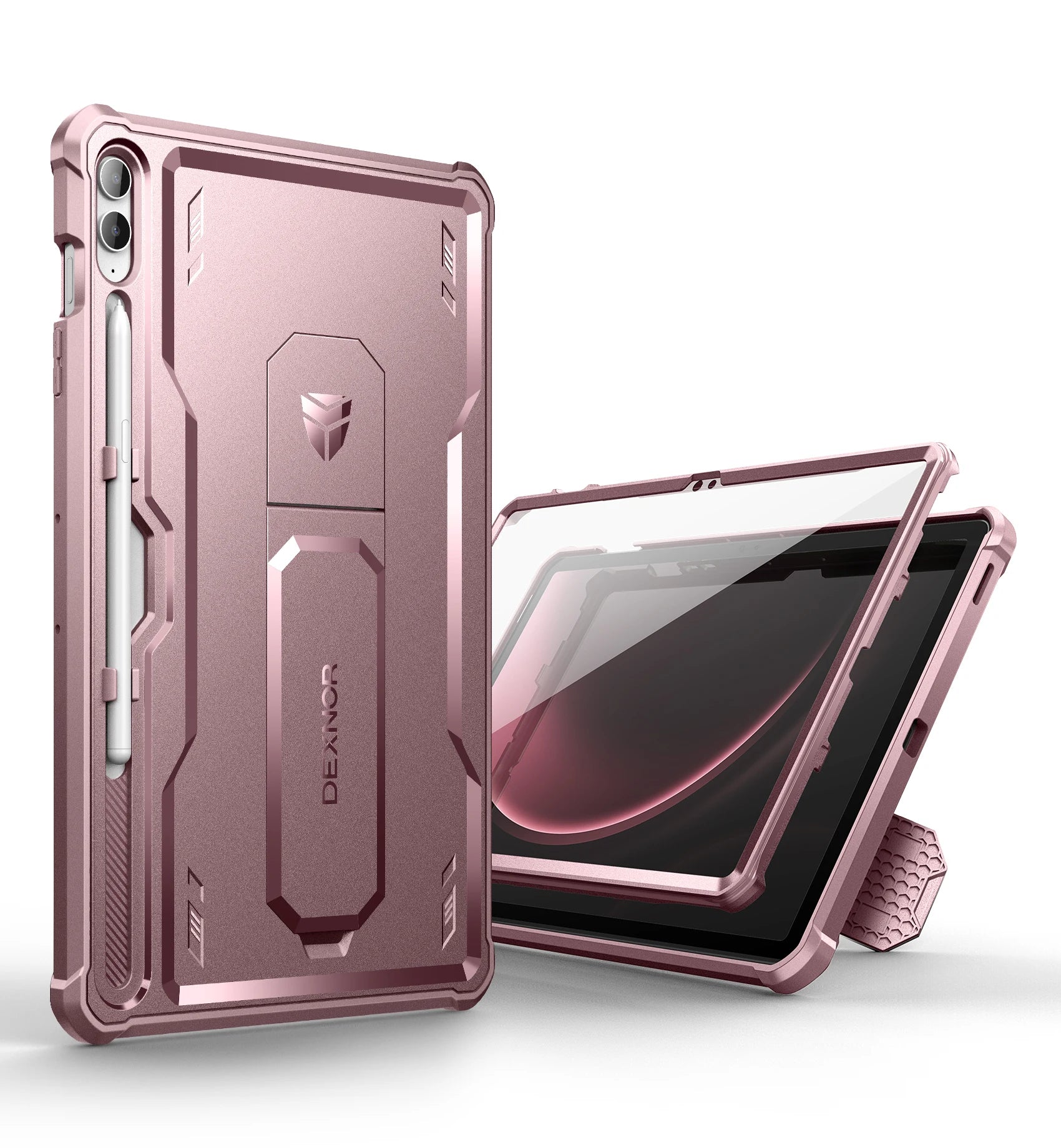 Heavy Shockproof Full Body Protective Cover WithBuilt in Screen Protector For Samsung Galaxy Tab S9 FE by Snagg A Tab Case