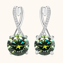 4CT Pink Moissanite Earrings - SnaggIt