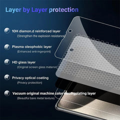 Anti Spy Tempered Glass Film Screen Protector for iPhone 17 / Series by Snagg A Screen Protector