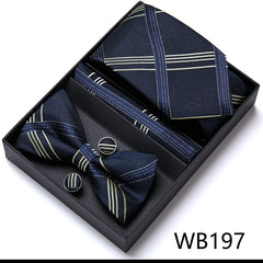 Men’s Luxury Tie & Bow Set - WB197 - Others In Fashion