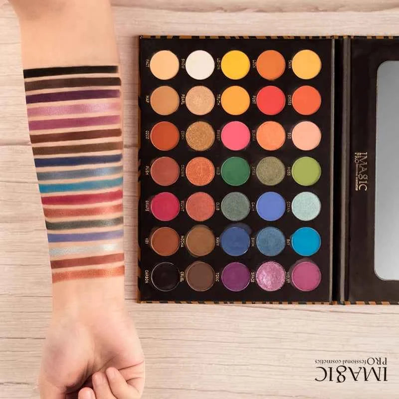 36 Color Professional Master Palette – High-Pigment Matte, Shimmer & Body Art Essentials