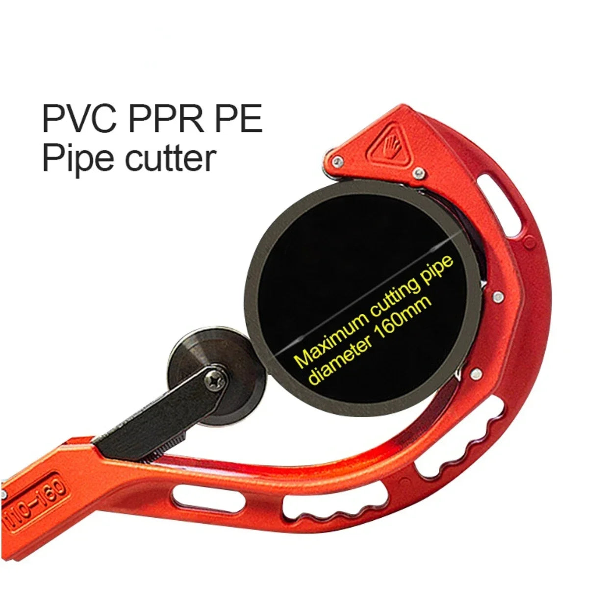 Roller-type large-diameter pipe cutter for PVC pipe – image 6