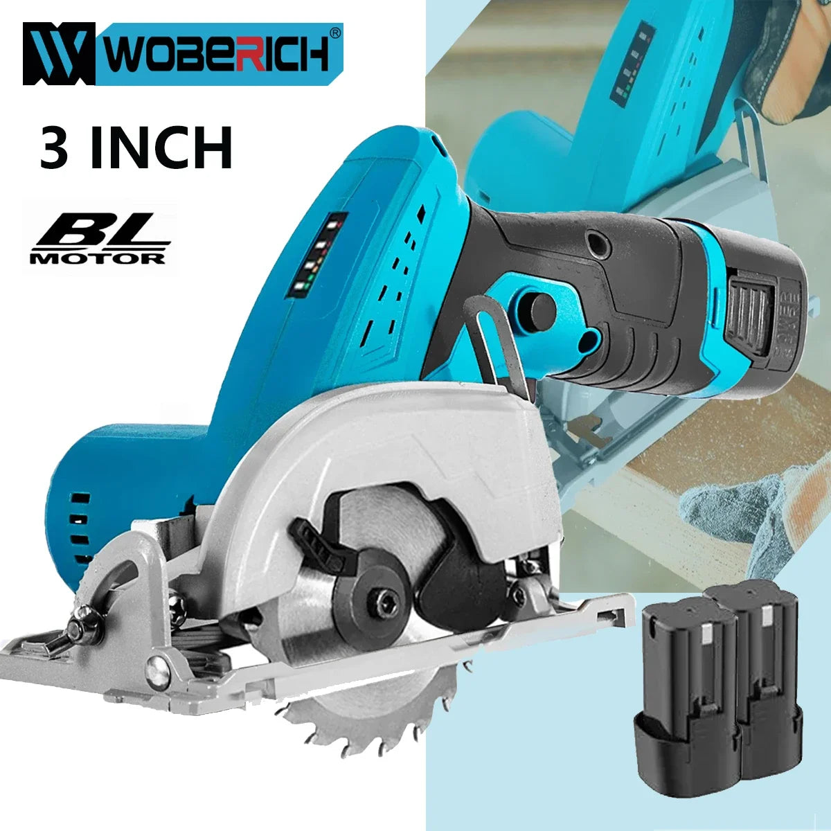 3-Inch (85mm) Brushless Cordless Circular Saw