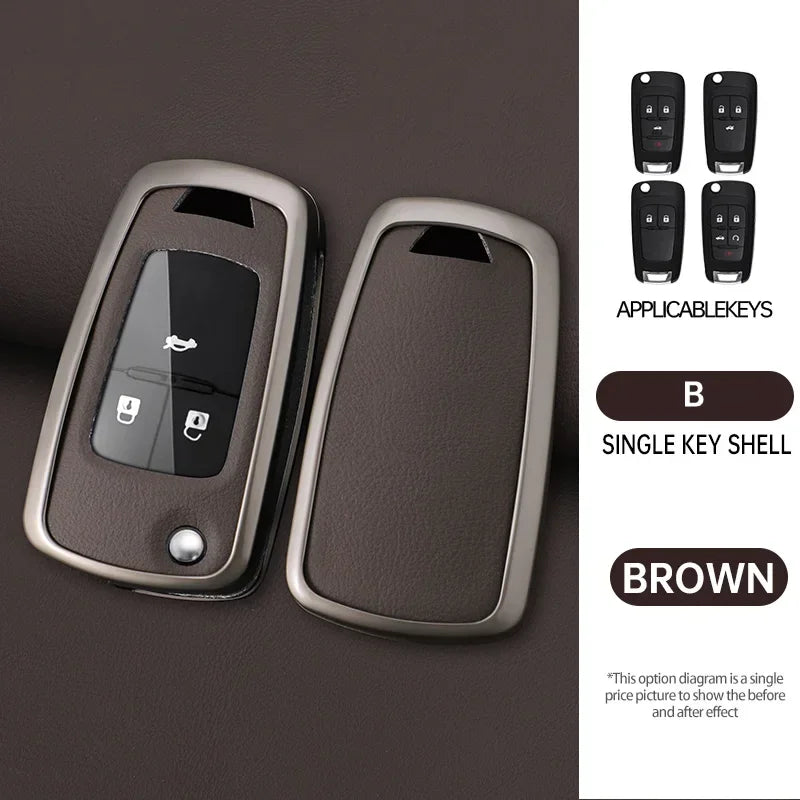 Zinc Alloy & Leather Car Key Cover by Snagg A Key Cover