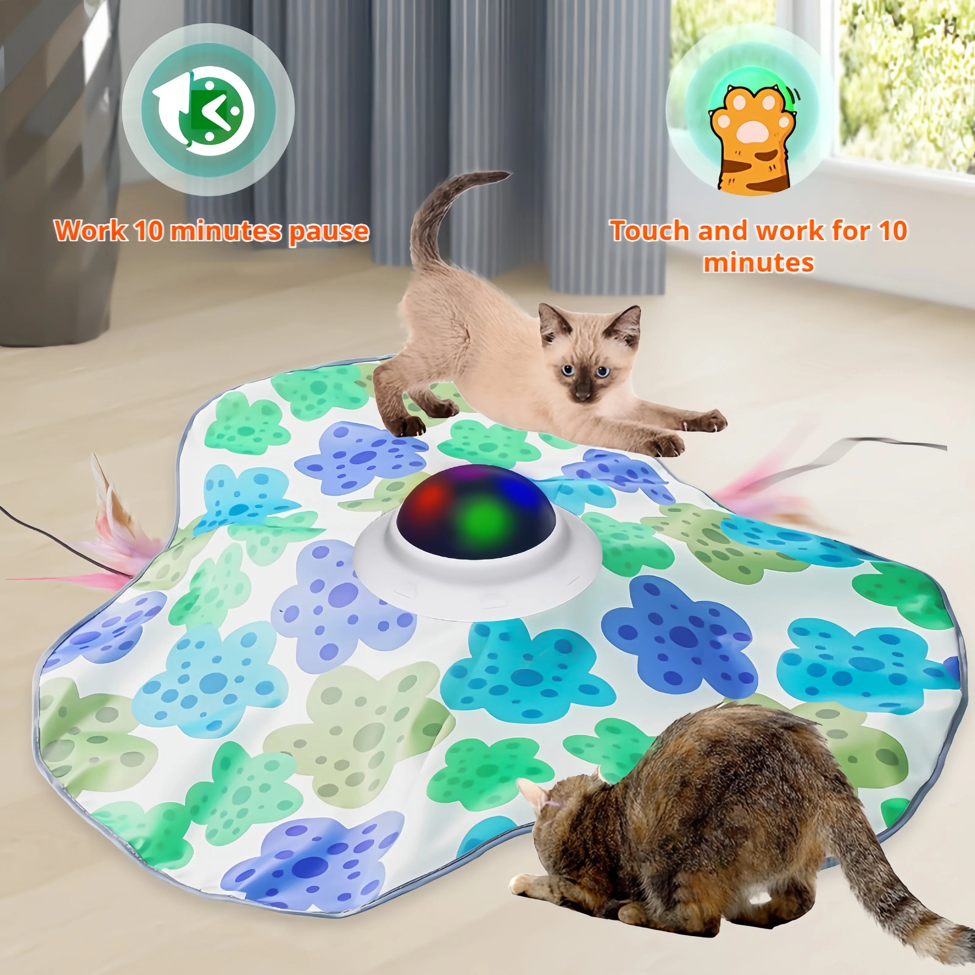 Interactive Rechargeable Cat Toy by Snagg A Toy