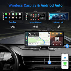 10"/11.26" 4K Dual Lens DVR with Wireless CarPlay by Snagg A Car DVR
