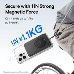 MagSafe Compatible Magnetic Wallet Stand Case by Snagg A MagSafe Wallet