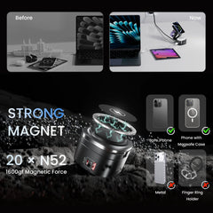 Magnetic 5-in-1 Wireless Charger Stand | 65W GaN Fast Charging Dock for MacBook iPhone Apple Watch AirPods