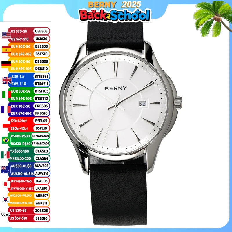 BERNY Men’s Quartz Watch