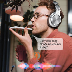 Bluetooth 5.2 Over-Ear Headphones | Hi-Res Audio DJ Studio Headset (72H Playtime) by Snagg A Headphone