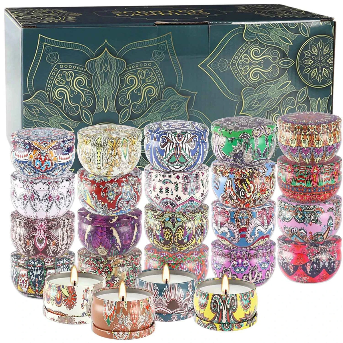 24 Packs of Chinese Classical Scented Candles